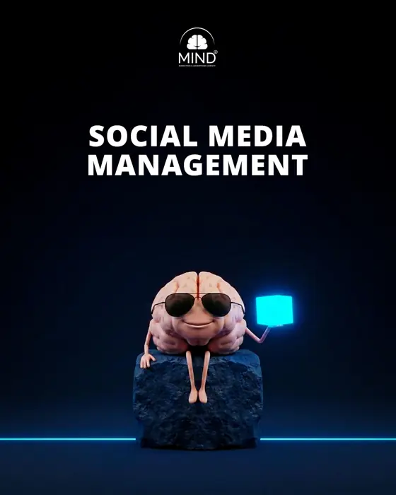 MINDz brain poster: Social media management