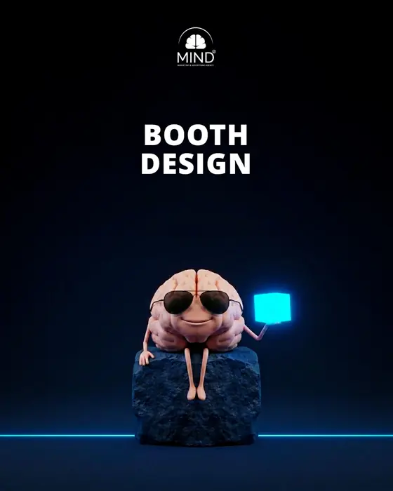 MINDz brain poster: Booth design